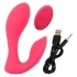 SMILE Panties - rechargeable, radio 2in1 vibrator (pink)