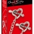 Bad Kitty - Cupid's arrows bud jewelry set (silver)