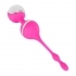 SWEET Smile Vibrating Love Balls – vibračné venuśine guličky (pink)