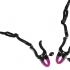 Bad Kitty - kalhotky s klipsy na klitoris fialovo-černé (S-L)