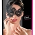 Cottelli - vyšívaná, asimetrická maska na obličej (černá)