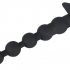 Black Velvets Rechargeable Beads - nabíjecí anální vibrátor s 5 kuličkami (černý)