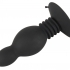 Black Velvets Bouncing Plug- pružinové anální dildo s přísavkou (černé)