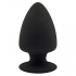 Silexd M - přizpůsobivé anální dildo - 11cm (černé)